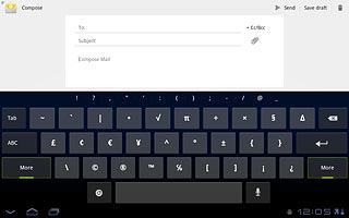Press ABC to return to text input.