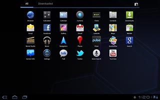 Regardless of your position in the menu structure, you can return to standby mode by pressing the home icon.
