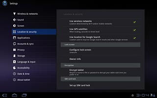 Press Set up SIM card lock.