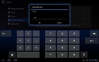 Key in the PIN and press OK.