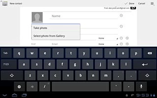 To take a new picture:Press Take photo.