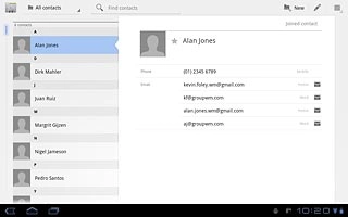 Press the home icon to return to standby mode.