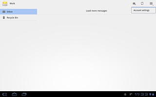 Press Account settings.