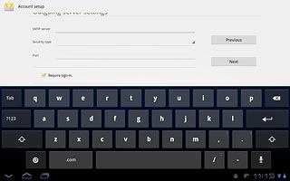 Press Require sign-in to deactivate SMTP authentication.