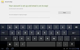 Press Next.Wait while the device retrieves new email messages.