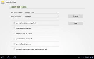 Press the drop down list next to Inbox checking frequency.