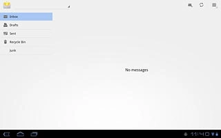 Press the home icon to return to standby mode.