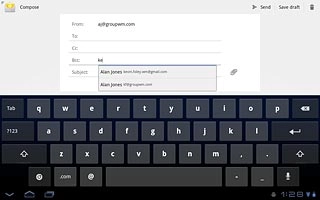 Press the required contact.
