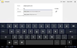 Press the required contact.