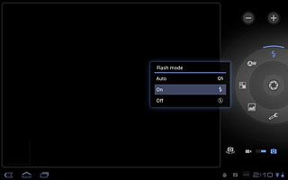 Press the return icon.