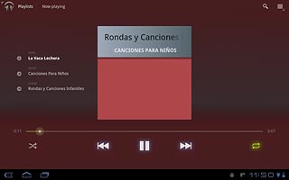 Press the repeat icon the necessary number of times to select the required setting.