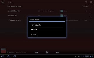 Press the required playlist.