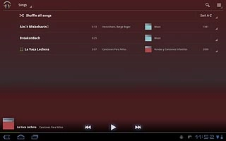 Press the home icon to return to standby mode.