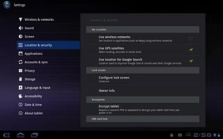 Press Use wireless networks to activate or deactivate the function.