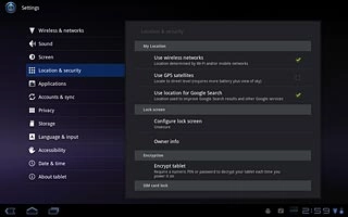 Press Use GPS satellites to activate or deactivate the function.