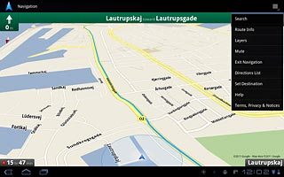 Press Exit Navigation.