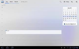 Press the home icon to return to standby mode.