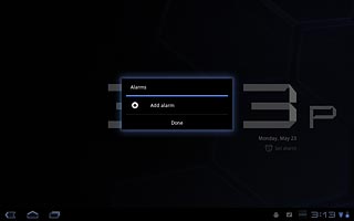 Press Add alarm.