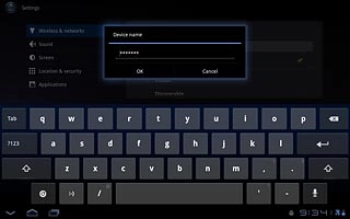 Key in the required name and press OK.