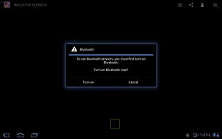 If required, press Turn on to activate Bluetooth.The device now searches for devices and after a moment, a list of Bluetooth devices within range is displayed.