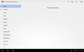 Press the compose Gmail message icon.