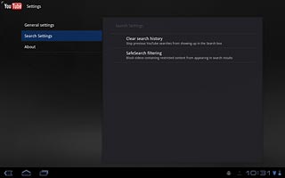 Press Search Settings.