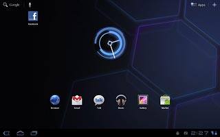 The HSDPA icon indicates that an HSDPA data connection is active.Further information:Choose network mode