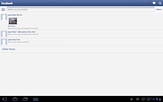 Press the return icon.