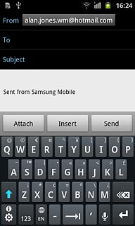 Press the settings icon.