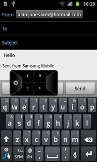 To key in one number:Press and hold the key with the required number until the number is displayed.