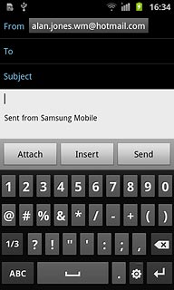 Press ABC to return to text input.