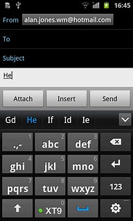 Press arrow down to see more words.