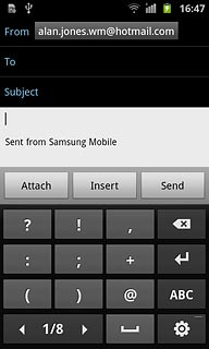 Press ABC to return to text input.