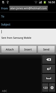 To key in letters:Press the symbol selection icon until ABC is displayed in the bottom left corner of the display.