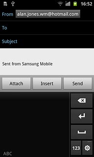 Key in the required letters, numbers or symbols in the text input field.Your phone automatically suggests a letter, number or character matching what you've keyed in.To insert a space between two words:Draw a horizontal line in the text input field.