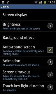 Press Screen time-out.