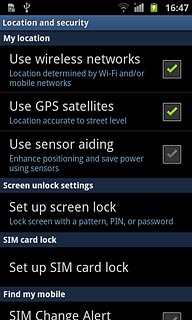 Press Set up screen lock.