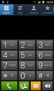 Press and hold 1 to call voicemail.