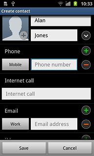 Press Phone number and key in the required phone number.