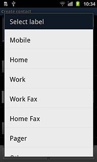 Press the required number type.