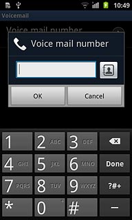 Key in (prefix) 5 (your phone number) and press OK.