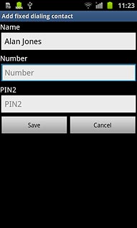 Press Number and key in the required number.