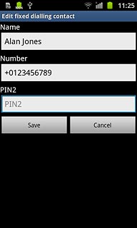Press PIN2 and key in your PIN2.