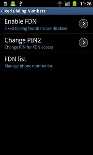 Press Change PIN2.