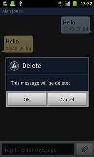 Press OK to confirm.