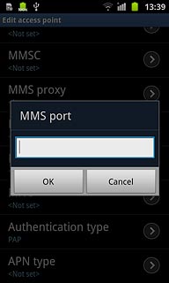 Key in 80 and press OK.