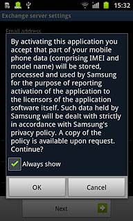 Press OK to confirm.