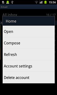 Press Account settings.