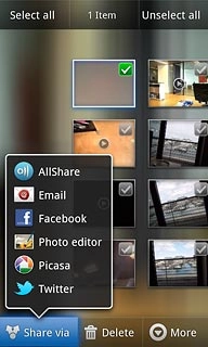 Press one of the following options:Picasa, go to 3a.