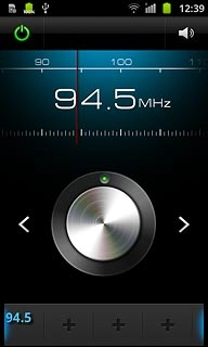 Press the turn off radio icon.